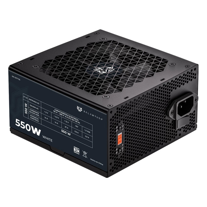 Fuente de Poder 550W 80 Plus White BALAM RUSH PULSAR 550PR NOVA SERIES - Fuente de Poder 550W 80 Plus White BALAM RUSH PULSAR 550PR NOVA SERIES -